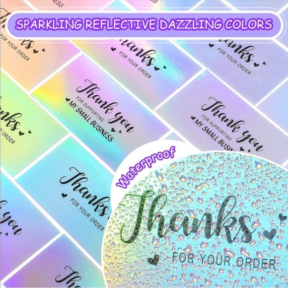 *LAST 1* NEW Poshmark Packages "Thank you!" Gift Wrap Shipping Supply Set 175 Pc - Picture 6 of 13